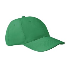 100% algodón
6 paneles
-
Estilo6 paneles
Cinta ajustable con tira de Velcro
Banda de protección
Ojetes de ventilación
Vi