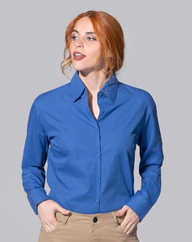 Camisa casual e de negócios para senhora